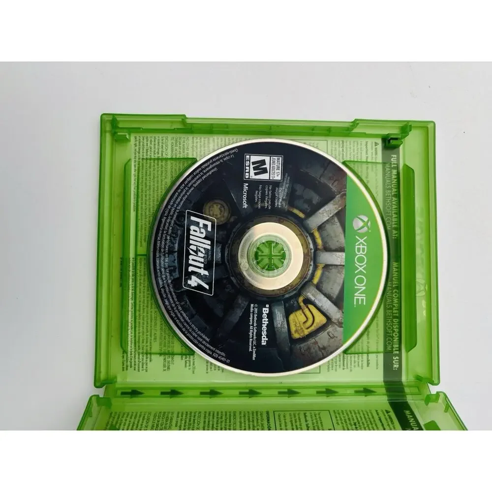 Microsoft Xbox One #1540 Fallout Game Console Power Cord 3 Controllers Works